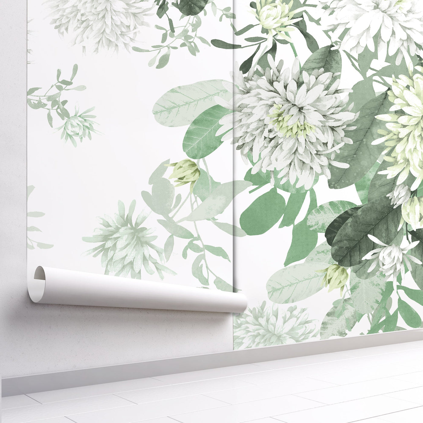 Chrysanth Wallpaper-Wallpaper-LUXOTIC