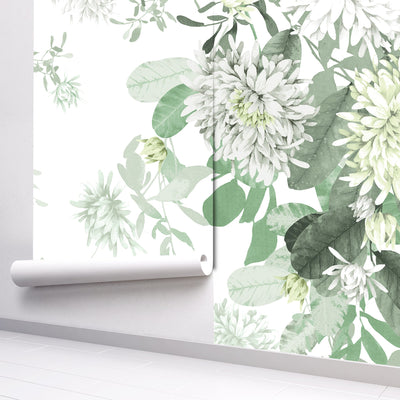 Chrysanth Wallpaper-Wallpaper-LUXOTIC