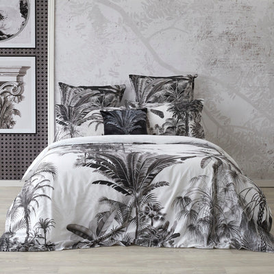 Galapagos Black Quilt Cover Set-Quilt Cover Set-LUXOTIC
