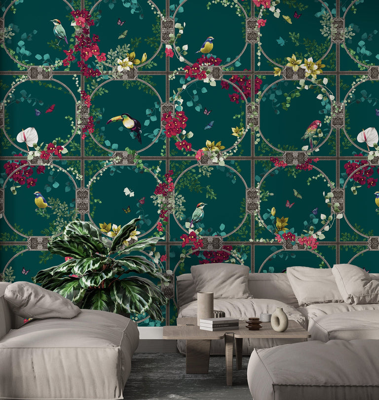 Harlequin Gigi Gigi Pistachio Wallpaper | DecoratorsBest