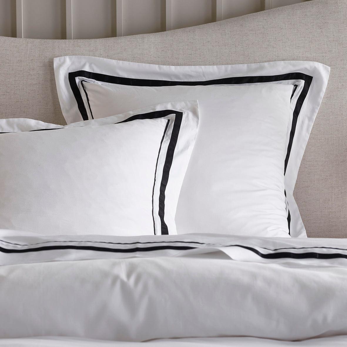 Organic Cotton European Pillowcase with Trim-European Pillowcase-LUXOTIC