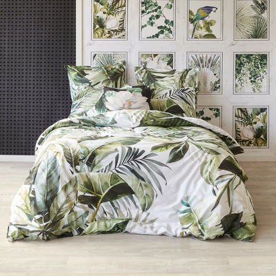 Pacifico Green Quilt Cover Set-Quilt Cover Set-LUXOTIC
