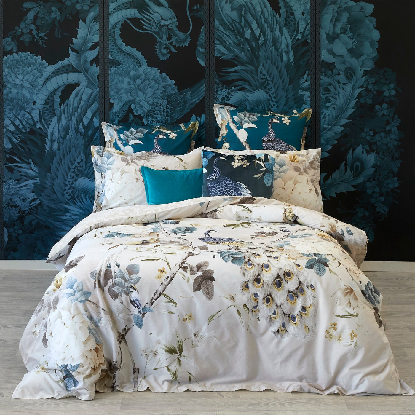 Peacock Quilt Cover Set-Quilt Cover Set-LUXOTIC