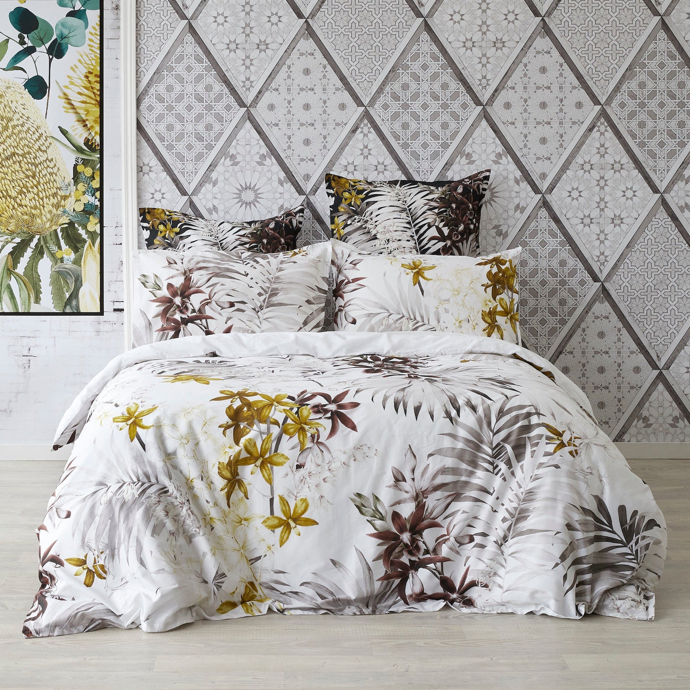 Summer Orchid Quilt Cover Set-Quilt Cover Set-LUXOTIC