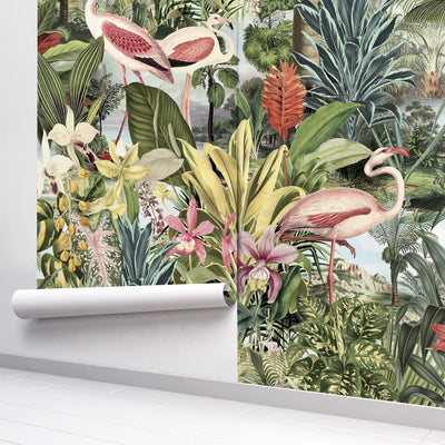 Tropical Splendour Wallpaper-Wallpaper-LUXOTIC
