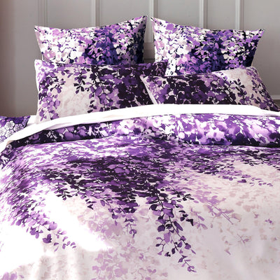 Josephine Purple European Pillowcase-Euro-LUXOTIC
