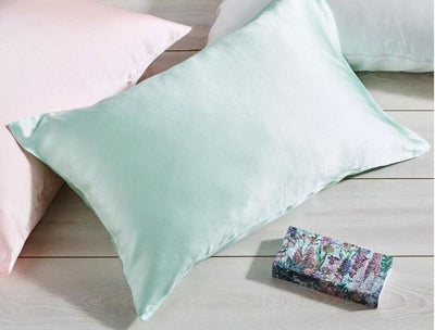 Silk Pillowcase Mint Green-Pillowcase-LUXOTIC