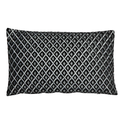 Suri Lattice Rectangle Velvet Cushion Cover (55x35cm)-Cushion-LUXOTIC